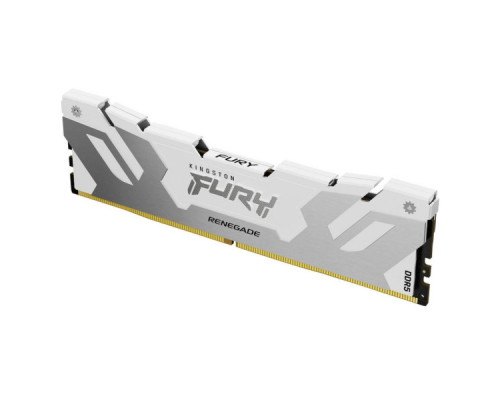 Модуль пам'яті для комп'ютера DDR5 32GB 6000 MHz Renegade White Kingston Fury (ex.HyperX) (KF560C32RW-32)