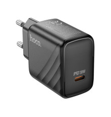 Зарядний пристрій HOCO CS22A Value USB-C PD30W Black (6942007609913)