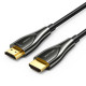Кабель мультимедійний HDMI M to HDMI M 30.0m 4K fiber optic black Vention (ALSBT)