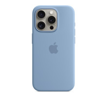 Чохол до мобільного телефона Apple iPhone 15 Pro Silicone Case with MagSafe Winter Blue (MT1L3ZM/A)