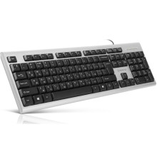 Клавіатура REAL-EL 507 Standard USB Silver