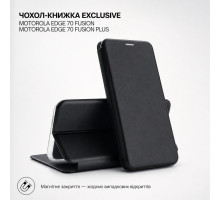 Чохол до мобільного телефона BeCover Exclusive Motorola Edge 70 Fusion / 70 Fusion Plus Black (716177)