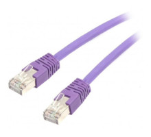 Патч-корд 0.25м S/FTP Cat 6A CU LSZH violet Cablexpert (PP6A-LSZHCU-V-0.25M)