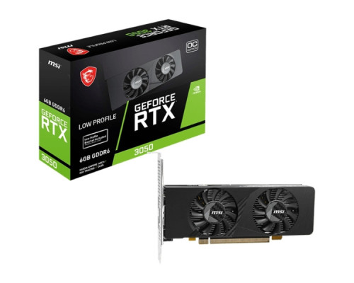 Відеокарта MSI GeForce RTX3050 6Gb LP E OC (RTX 3050 LP E 6G OC)
