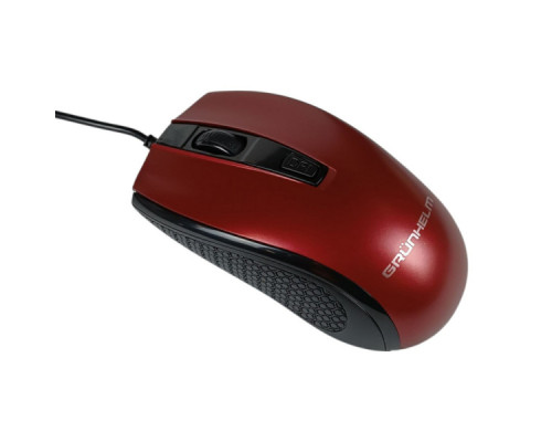 Мишка Grunhelm M-342WD USB Red (126867)