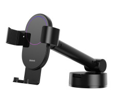 Універсальний автотримач Baseus 4.7-6.5" Gravity Simplism (на присоску) black (SUYL-JY01)
