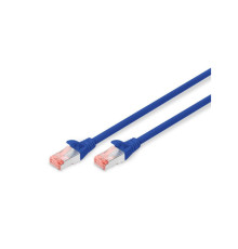 Патч-корд 0.5м, CAT 6 S-FTP, AWG 27/7, LSZH, blue Digitus (DK-1644-005/B)