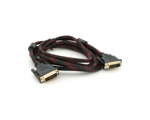 Кабель мультимедійний DVI M to DVI M 3.0m 24+1pin black/red Merlion (YT-DVI(M)/(M)NY/RD-3.0m) Кабель мультимедійний DVI M to DVI M 3.0m 24+1pin black/red Merlion (YT-DVI(M)/(M)NY/RD-3.0m)