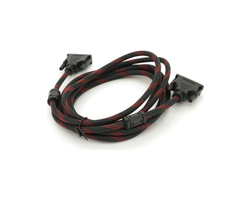 Кабель мультимедійний DVI M to DVI M 3.0m 24+1pin black/red Merlion (YT-DVI(M)/(M)NY/RD-3.0m) Кабель мультимедійний DVI M to DVI M 3.0m 24+1pin black/red Merlion (YT-DVI(M)/(M)NY/RD-3.0m)