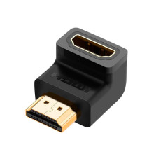 Перехідник HDMI M to HDMI F 90° corner Down HD112 black UGREEN (20109)