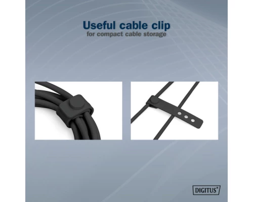 Дата кабель USB-C to USB-C 1.0m USB 4.0 Gen3 40G 240W 8K silicone black Digitus (AK-300344-010-S) Дата кабель USB-C to USB-C 1.0m USB 4.0 Gen3 40G 240W 8K silicone black Digitus (AK-300344-010-S)
