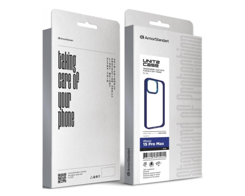 Чохол до мобільного телефона Armorstandart UNIT2 Apple iPhone 15 Pro Max Blue (ARM69988) Чохол до мобільного телефона Armorstandart UNIT2 Apple iPhone 15 Pro Max Blue (ARM69988)
