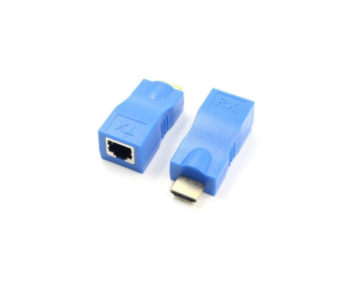 Адаптер HDMI extender passive 30m RJ45 1080P Extradigital (KBH1754)