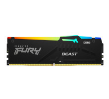 Модуль пам'яті для комп'ютера DDR5 16GB 5600 MHz FURY Beast RGB Kingston Fury (ex.HyperX) (KF556C40BBA-16)