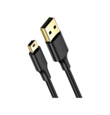 Дата кабель USB 2.0 AM to Mini 5P 0.5m black Ugreen (10354)
