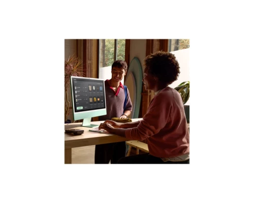 Комп'ютер Apple 24" iMac Retina 4.5K / Apple M4 (10-c/CPU, 10-c/GPU), 16, 256, Silver (MWV13UA/A)