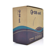 Кабель мережевий OK-Net UTP 100м cat.5e (U/UTP-cat.5Е-SL) (КПВ-ВП (100) 4*2*0,48 / 100)