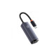 Адаптер USB-C to RJ45 Ethernet 1000Mbps Lite Series Baseus (WKQX000313)