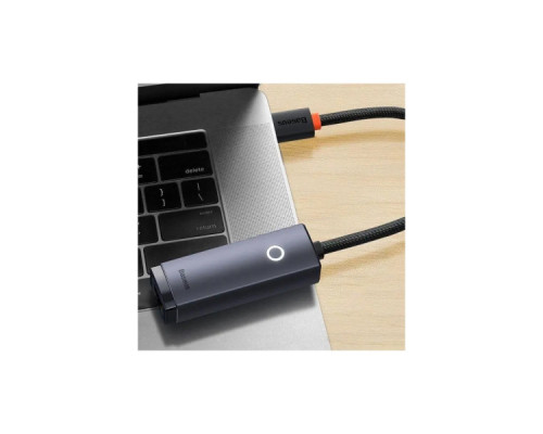 Адаптер USB-C to RJ45 Ethernet 1000Mbps Lite Series Baseus (WKQX000313)
