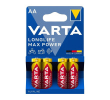 Батарейка Varta AA Longlife Max Power лужна * 4 (04706101404)