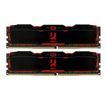 Модуль пам'яті для комп'ютера DDR4 16GB (2X8GB) 3200 MHz IRDM X Black Goodram (IR-X3200D464L16SA/16GDC)