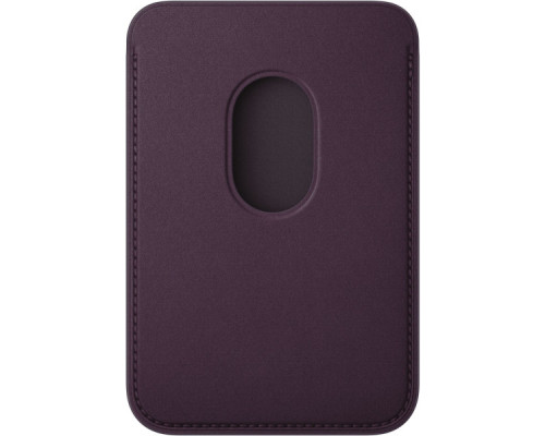 Чохол до мобільного телефона Apple iPhone FineWoven Wallet with MagSafe - Blackberry (MA7A4ZM/A)