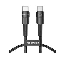 Дата кабель USB-C to USB-C 1.0m 100W black Essager (EXCTT1-XC01)