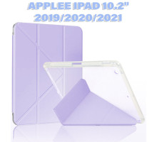 Чохол до планшета BeCover Ultra Slim Origami Transparent Apple Pencil Apple iPad 10.2 2019/2020/2021 Purple (711101)