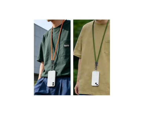Чохол до мобільного телефона Dengos Case + Cross-body Strap Xiaomi Redmi A7 Pro Mint+Grey (DG-KM-CCRB-53)