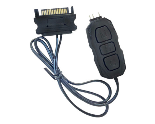 Модуль управління підсвічуванням Zezzio Контролер керування Zezzio ARGB 3-Pin 5V/SATA (Zezzio ARGB controller Sata) (Zezzio ARGB 3-Pin 5V/SATA)