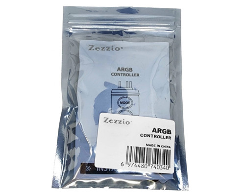 Модуль управління підсвічуванням Zezzio Контролер керування Zezzio ARGB 3-Pin 5V/SATA (Zezzio ARGB controller Sata) (Zezzio ARGB 3-Pin 5V/SATA)