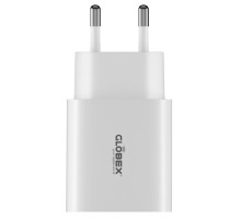 Зарядний пристрій Globex 2xUSB 12W FastPower white (12WAC)
