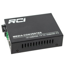 Медіаконвертер RCI 100M, 20km, SC, RJ45, Tx 1550nm, standart size metal case (RCI902W-FE-20-R)