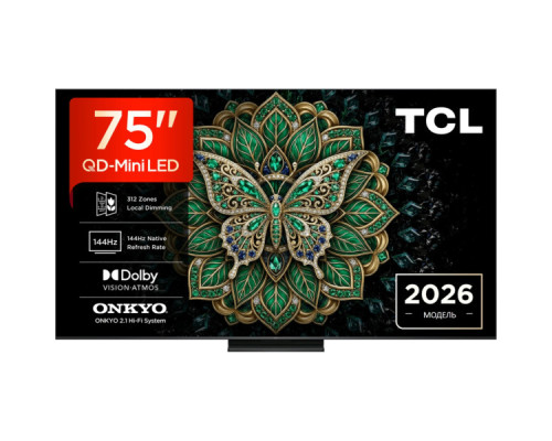 Телевізор TCL 75C6K PRO
