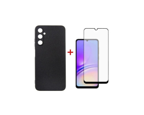 Чохол до мобільного телефона Dengos Kit for Samsung Galaxy A05s (A057) case + glass (Black) (DG-KM-09)