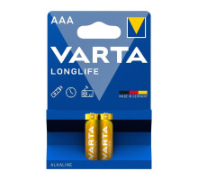 Батарейка Varta AAA Longlife лужна * 2 (04103101412)