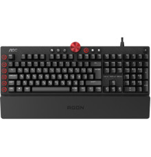 Клавіатура AOC AGK700 RGB Cherry MX Red USB Black (AGK700DR2R)