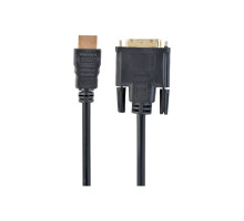 Кабель мультимедійний HDMI to DVI 1.0m Maxxter (V-HDMI-DVI-1M)