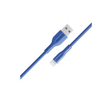 Дата кабель USB 2.0 AM to Lightning 1.0m navy Promate (xcord-ai.navy)