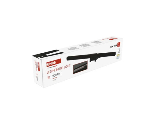 Настільна лампа EMOS на монітор 200Lm 5.6W (Z7617)