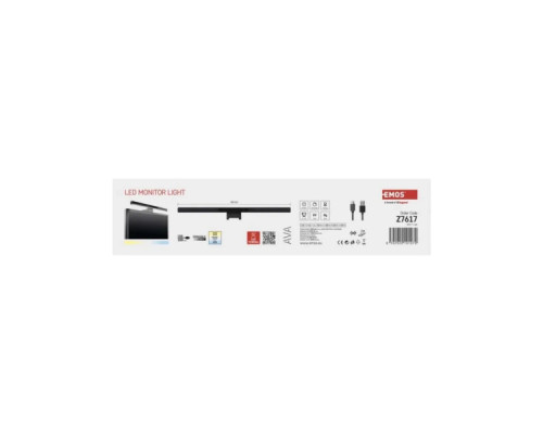 Настільна лампа EMOS на монітор 200Lm 5.6W (Z7617)