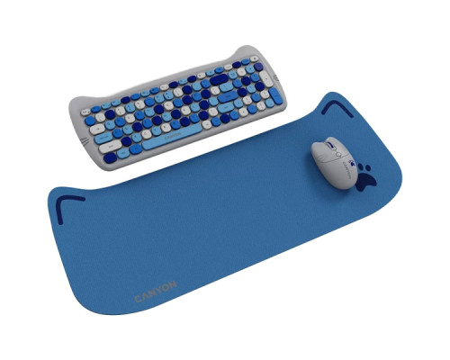 Комплект Canyon HSET-W6 Kitty Edition Wireless UA Blue (CNS-HSETW6BL)