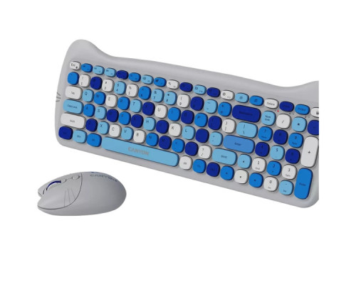 Комплект Canyon HSET-W6 Kitty Edition Wireless UA Blue (CNS-HSETW6BL)