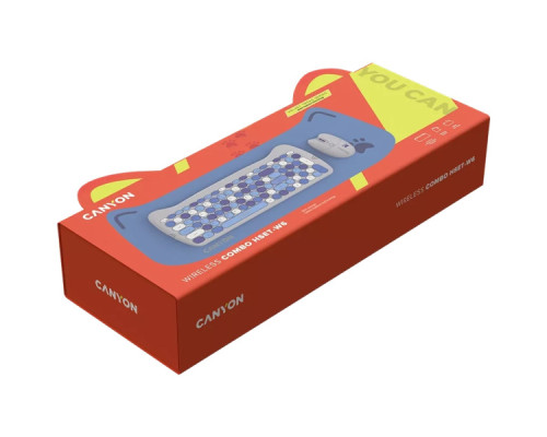 Комплект Canyon HSET-W6 Kitty Edition Wireless UA Blue (CNS-HSETW6BL)