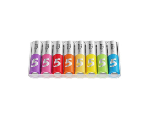Батарейка CUKTECH AA high-performance rainbow alkaline battery * 8 (CUKB05CTCNCM)