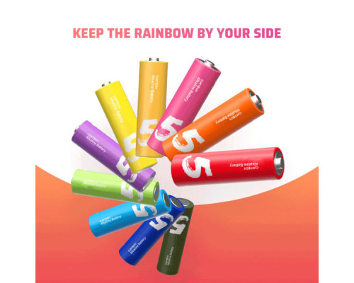 Батарейка CUKTECH AA high-performance rainbow alkaline battery * 8 (CUKB05CTCNCM)