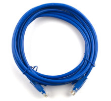 Патч-корд 2м, RJ-45, Cat.5e, CU, мідь, синій Ritar (PCR-CU/2Be / 04275)