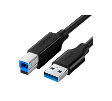 Кабель для принтера USB 3.0 AM/BM 2.0m US210 black Ugreen (10372)