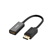 Перехідник Display Port M to HDMI F 1080P black Ugreen (40362)