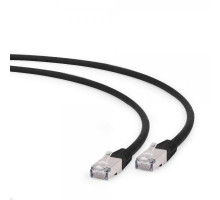 Патч-корд 0.5м S/FTP Cat 6A CU LSZH black Cablexpert (PP6A-LSZHCU-BK-0.5M)